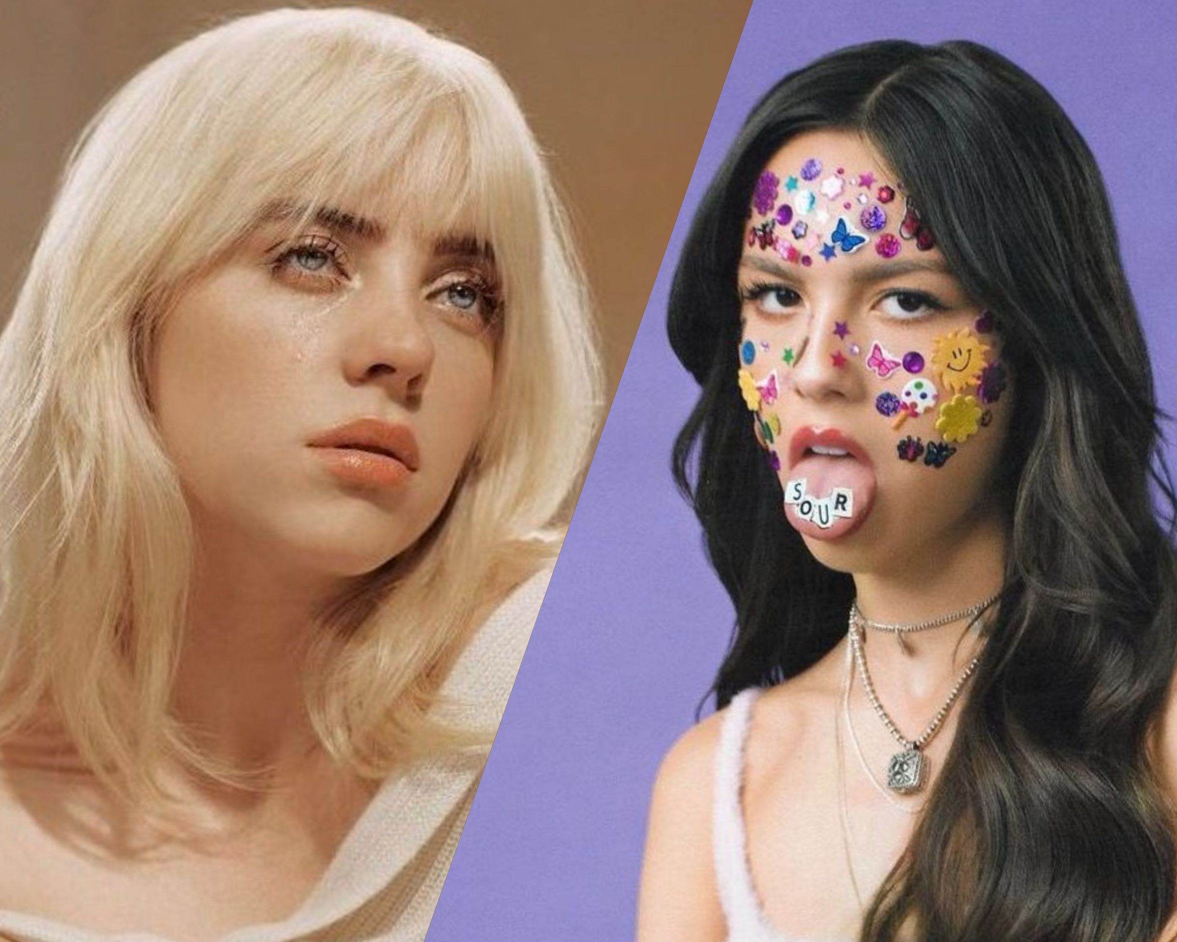 Interaksi Manis Billie Eilish & Olivia Rodrigo, Pelukan di Pesta